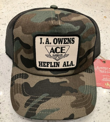 #ad Camouflage Ace Hardware ball Hopper season 5 Stranger Things Cap Hat 80s NWT $75.00