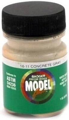 Badger Modelflex Railroad Color Concrete Gray 1oz. Bottle - Model Airbrush