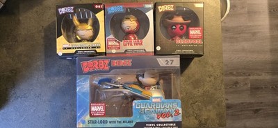 Dorbz Loki, Deadpool, Iron Man + Star Lord with Milano Collector Corps Exclusive