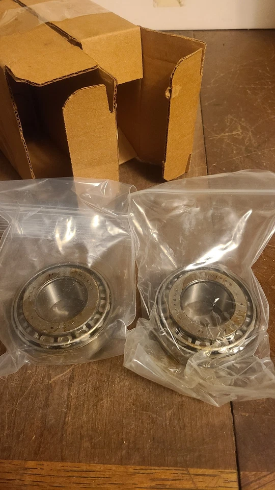 Lote de 2 cojinetes de piñón diferencial delantero Mopar Jeep 2003-06 Wrangler 5014847AA Foto 2 de 2