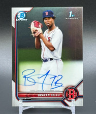 Brayan Bello Bowman Chrome 2022 Red Auto