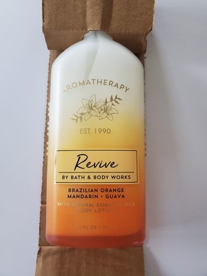 Bath & Body Works Aromatherapy Revive Brazilian Orange Mandarin Guava Lotion C6