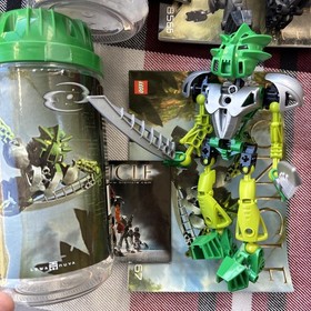 LEGO BIONICLE NUVA LOT SET OF 6 CANISTERS MANUALS 8566 8567 8568 8570 8571 8572