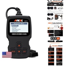 ANCEL AD310 OBD II Scanner for 1996 OBD2 Vehicles - Black