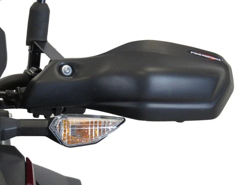 Kawasaki Ninja 500 2024 > Protector de manos/deflectores de viento negro mate Powerbronze Foto 3 de 4