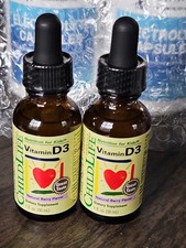 ChildLife Essentials Vitamin D3 Drops 500 IU for Kids 2 Pack Liquid Berry Flavor