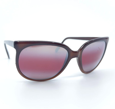 Vintage Suncloud SCR Brown Sunglasses Nylon Eyewear France Rose Gradient Lenses