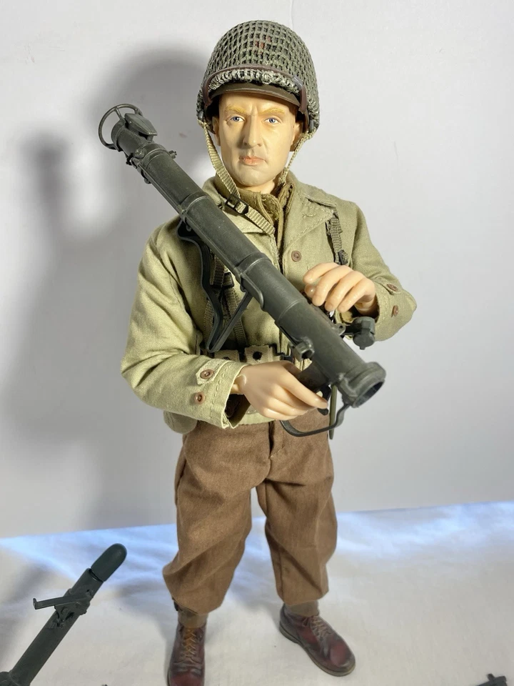 Infantería Americana Segunda Guerra Mundial: Escuadrón Mortero Bazooka 1/6 Soldado Dragón Modelos M1 Garand Foto 4 de 4