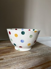 Emma Bridgewater Polka Dot Medium Old Bowl Seconds Quality Never Used