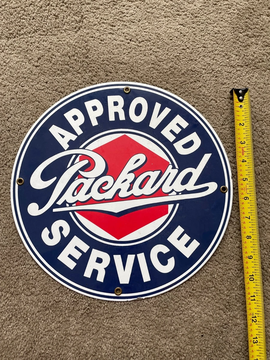 Packard Sign In Collectible Gas & Oil Advertising Signs for sale