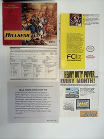 Advanced Dungeons and Dragons Hillsfar Nintendo NES Complete CIB +Prot Case