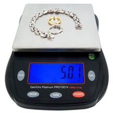 GemOro Platinum PRO1001V Durable Precise Jewelers Countertop Portable Scale...
