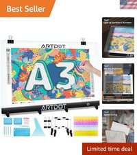 A3 LED Light Pad for Diamond Art Kits for Adults