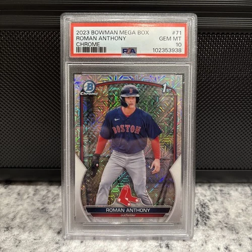 Roman Anthony 2023 Bowman Chrome MEGA BOX #BCP-71 1st RC - PSA 10 GEM-MINT