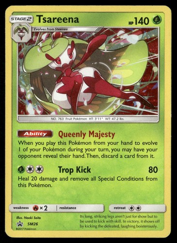 Tsareena - SM26 Holo Promo Sun & Moon Promo Pokemon MP
