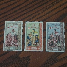 Laos Scott 85-87 (1963) MNH Juego Completo M&S Estate Collection SM9199