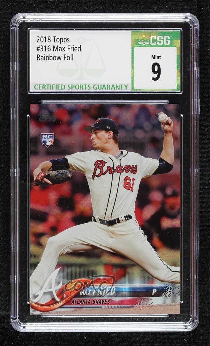 2018 Topps Rainbow Foil Max Fried #316 Rookie RC 5r6