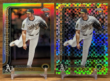 GUNNAR HOGLUND X-Fractor + Refractor Rookie LOT | 2025 Topps Chrome Update A's