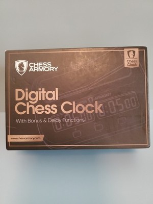 Chess Armory Digital Chess Clock with Bonus & Delay Functions