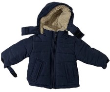 London Fog Kids Winter Jacket Coat - Navy Blue - Size 18M