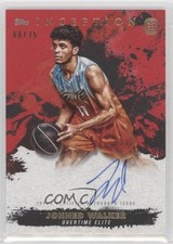 2021-22 Topps Inception OTE Overtime Elite Red 66/75 Johned Walker Auto 0cf0