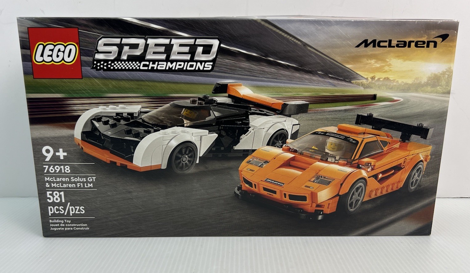 LEGO Speed Champions McLaren Solus GT and F1 LM Race Car Set 76918