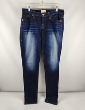 Big Star Jeans Womens 30L Blue Maddie Mid Rise Fit Denim 30x34