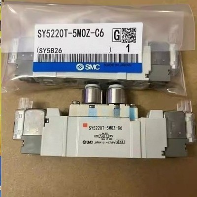 1PCS NEW FIT FOR SMC solenoid valve SY5220T-5MOZ-C6