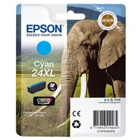 Epson 24XL / T2432XL (Elefant) Cyan Druckerpatrone