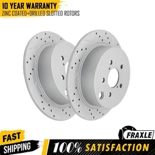 Rear Brake Disc Rotors Set For Subaru Impreza 2012-22 2023 Xv Crosstrek Forester