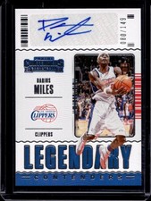 2020-21 Panini Contenders Darius Miles Legendary Auto #/149 Clippers