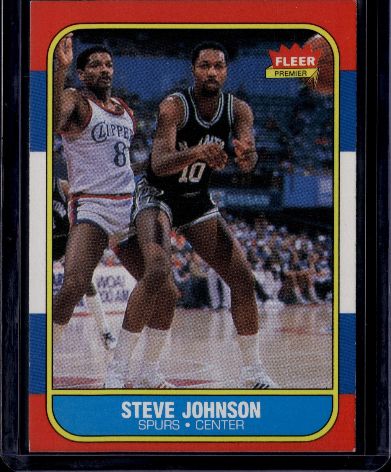 1986-87 Fleer #55 Steve Johnson