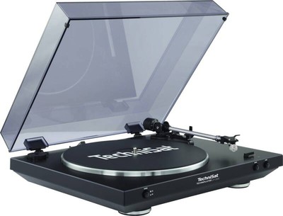 Technisat TECHNIPLAYER LP 200, Plattenspieler mit Riemenantrieb Schwarz
