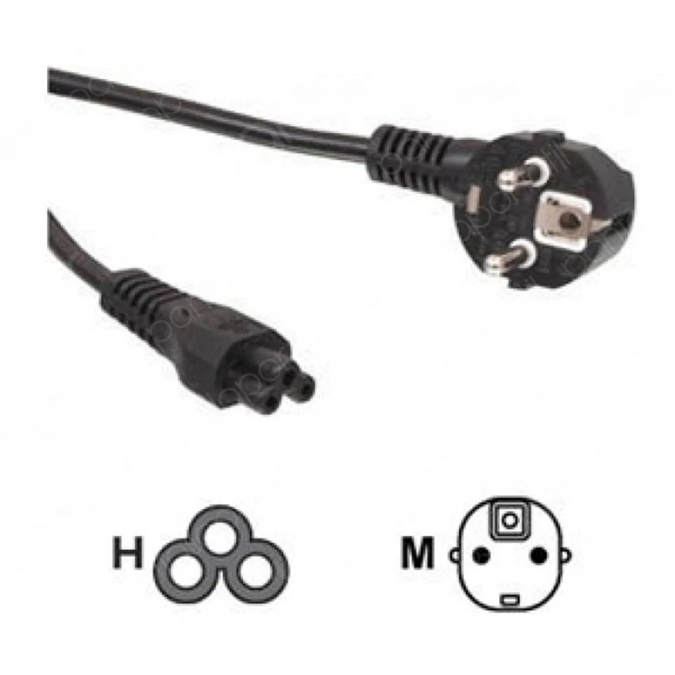 IFINGER CABLE TRIPODE TREBOL DE CORRIENTE CARGADOR EUROPEO repuesto