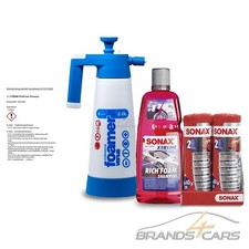 KWAZAR SCHAUMSPRÜHER HANDSPRÜHER SONAX RICHFOAM REINIGUNGSSCHAUM MICROFASERTUCH