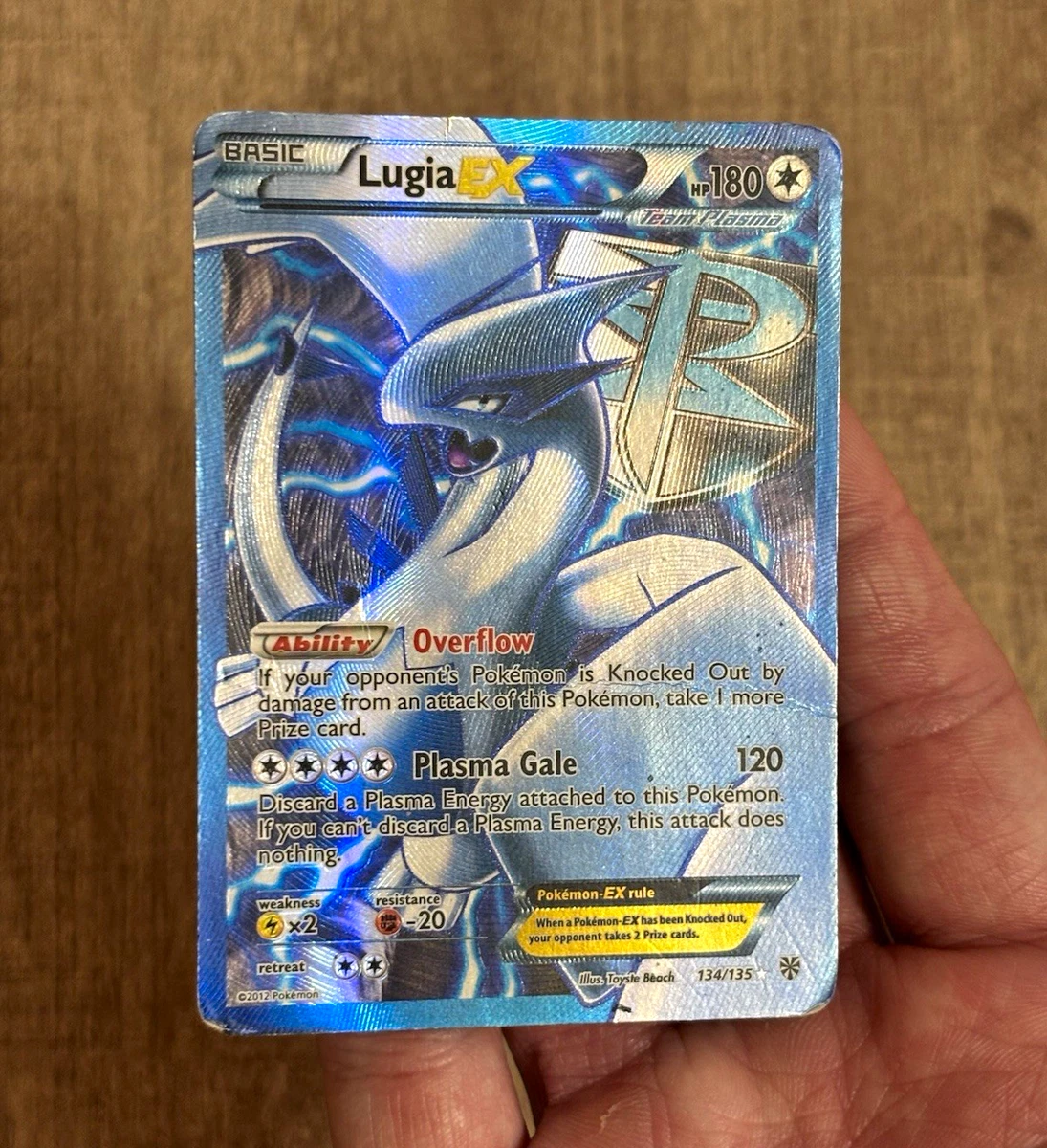 Lugia Pokémon TCG Plasma Storm Individual Collectible Card Game