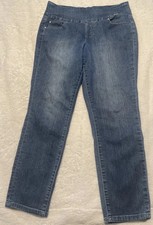 Jag Jeans High Rise Slim Ankle Pull-On Denim Blue Women  s Size