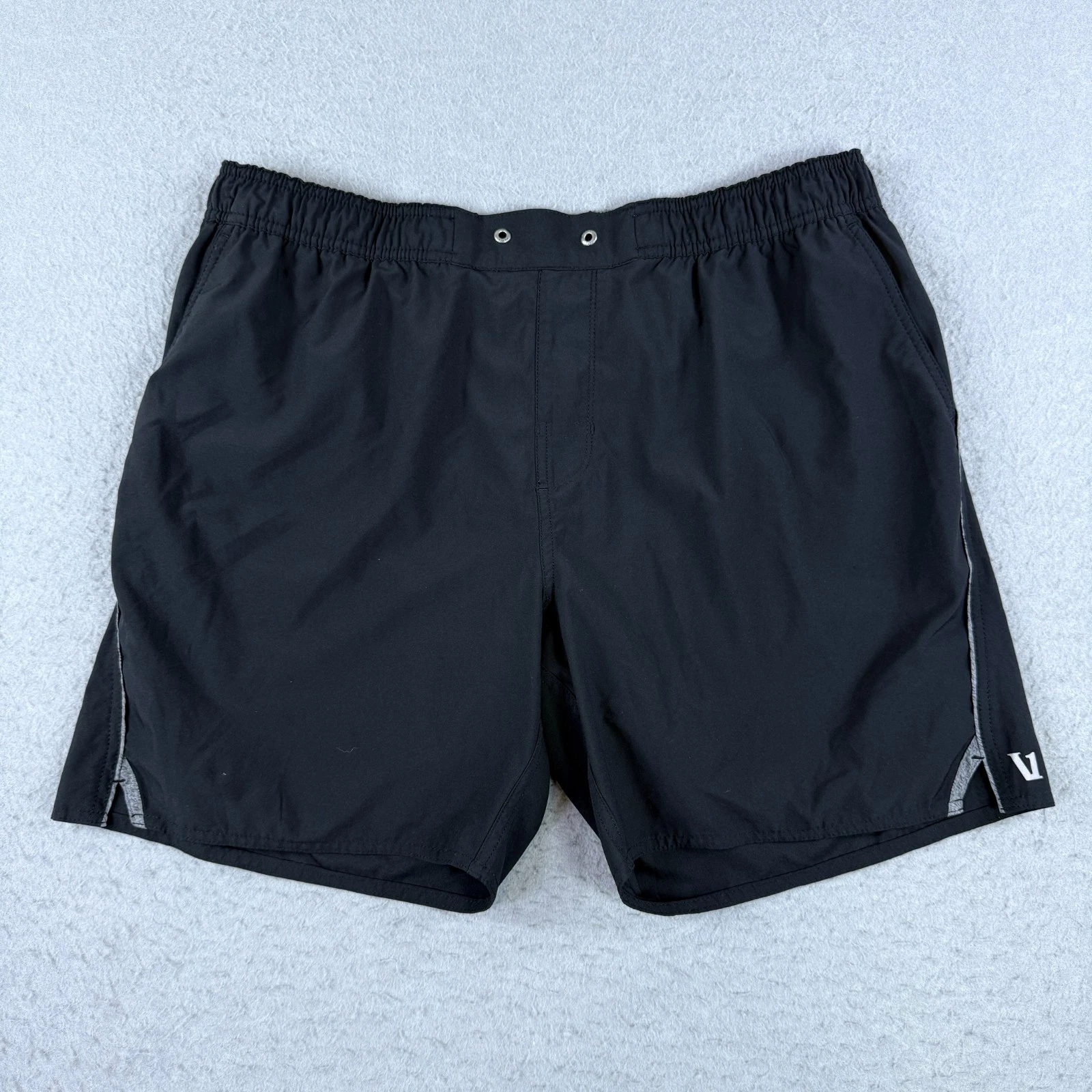 Vuori Men's Trail Shorts 2.0 Black Size 2XL Athleisure Running - No Drawstring