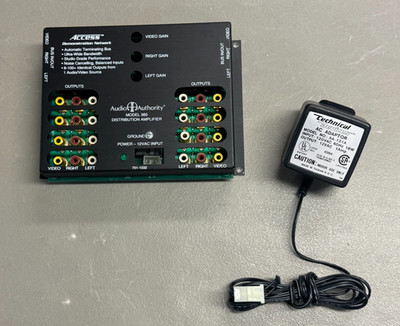 Audio Authority Model 985 A/V Distribution Amplifier & power supply