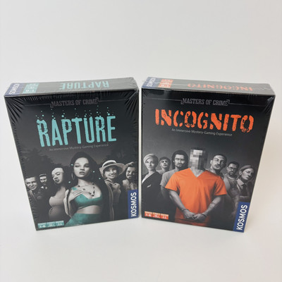 Thames & Kosmos Rapture & Incognito Masters Of Crime Board Game Brand New Sealed