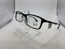 Ray Ban RB 7017 5197 54/17 145 Black/Green Rectangle Eyeglasses A4893