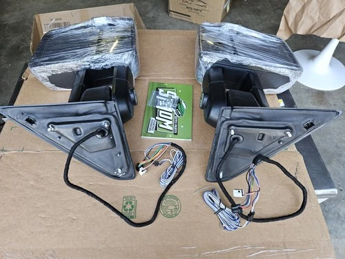Used Tow Mirrors Power Fold Switchback For 2009-2018 Dodge Ram 1500 2500 3500