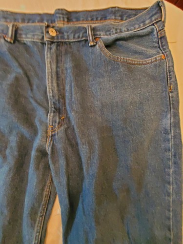 Levi's 550 Men's 42x32 Relaxed Straight Blue Jeans - Picture 10 of 19