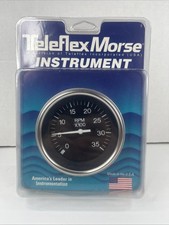 Teleflex Morse Instrument Sierra 82303p Hd Diesel Tach Rpm Gauge 3.5k 12v Nos