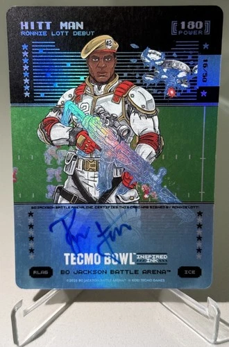 2026 Bo Jackson Battle Arena - Tecmo - Hitt Man- Ice- Inspired Ink Auto- 16/50!