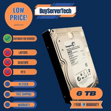 Seagate ST6000NM0034 6TB 7.2K 3.5" SAS 12Gb/s Enterprise Hard Drive