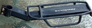 Schwinn Alloy Rear Bicycle Rack Seat Post Mount 1.3 lbs 18" long