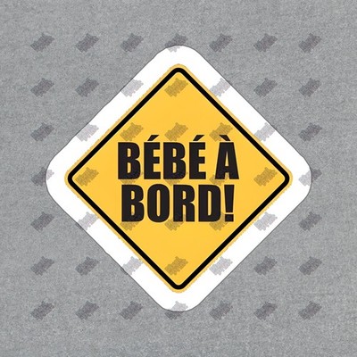 Bébé à Bord! Fun Yellow Baby Onboard Vinyl Sticker/Decal Perfect #138988