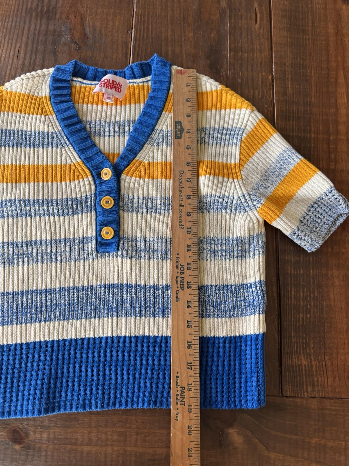 Solid & Striped The Kennedy Pullover Cropped Swea… - image 3