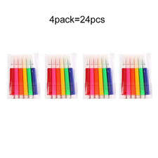 4/8/12/24Pack Mini Watercolor Pens 6-Color Drawing Markers Suitable for Students